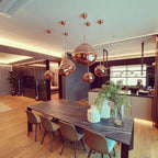 Copper Finish Lava Pendant Lamp Modern Pendant Light - Nalani - UK Fashion Clothing and Decor