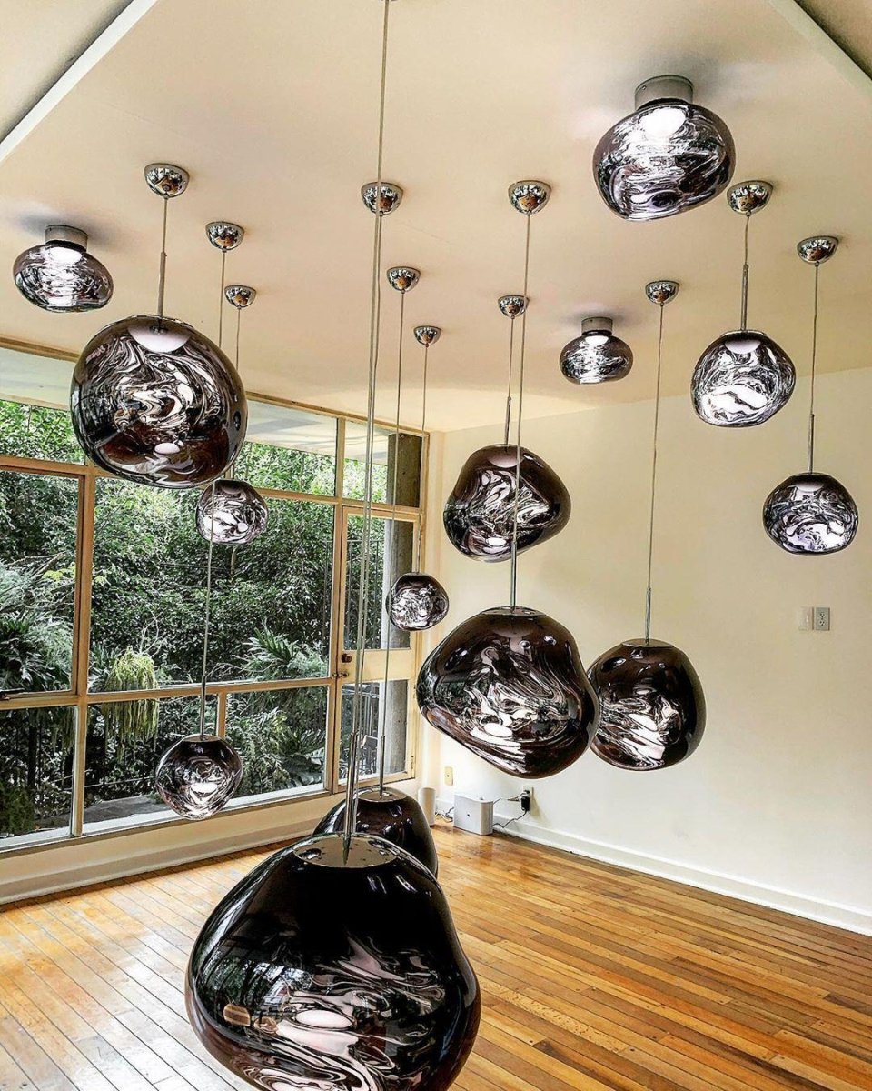 Copper Finish Lava Pendant Lamp Modern Pendant Light - Nalani - UK Fashion Clothing and Decor