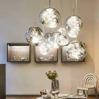 Copper Finish Lava Pendant Lamp Modern Pendant Light - Nalani - UK Fashion Clothing and Decor