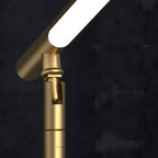Copper Linear Brass LED Desk Lamp With Adjustable Direction - Nalani - UK and AUS Fashion Clothing and Decor