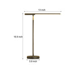Copper Linear Brass LED Desk Lamp With Adjustable Direction - Nalani - UK and AUS Fashion Clothing and Decor