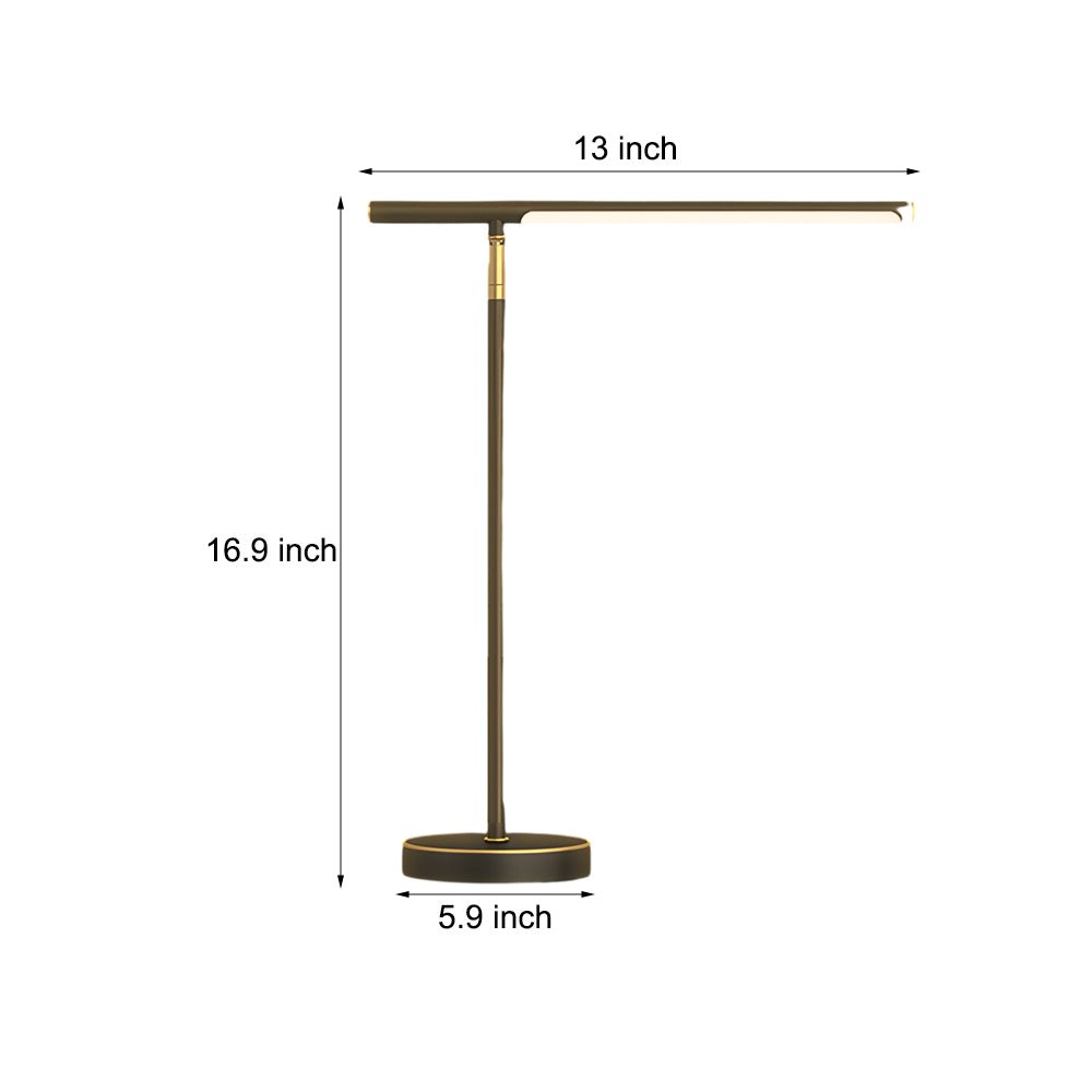Copper Linear Brass LED Desk Lamp With Adjustable Direction - Nalani - UK and AUS Fashion Clothing and Decor