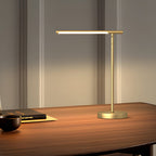 Copper Linear Brass LED Desk Lamp With Adjustable Direction - Nalani - UK and AUS Fashion Clothing and Decor