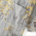 Cotton Kimono Pajama Set With Watercolor Landscape Print - Nalani - UK Fashion Clothing and Decor
