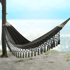 Cozy Boho Cotton Hammock for Garden Patio Outdoor Comfort - Nalani - UK Fashion Clothing and Decor