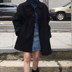 Cozy button closure coat for women - Nalani - UK Fashion Clothing and Decor