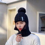 Cozy Knit Winter Beanie With Pom Pom For Cold Weather - Nalani - UK Fashion Clothing and Decor