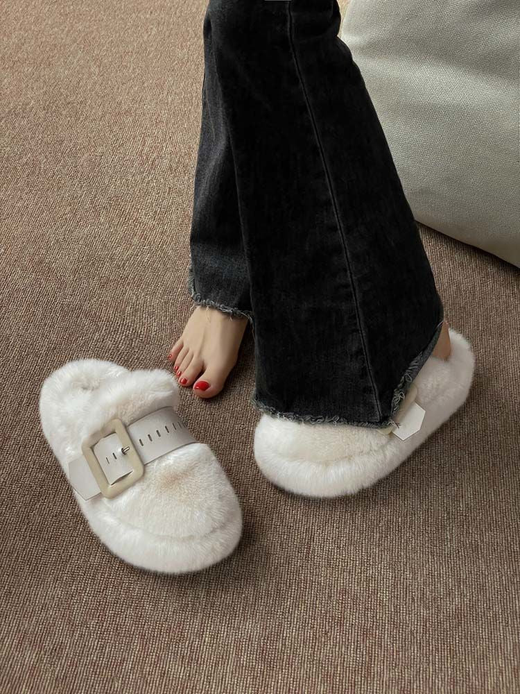 Cozy Thick Soft Slippers For Women Winter Indoor Comfort - Nalani - UK Fashion Clothing and Decor