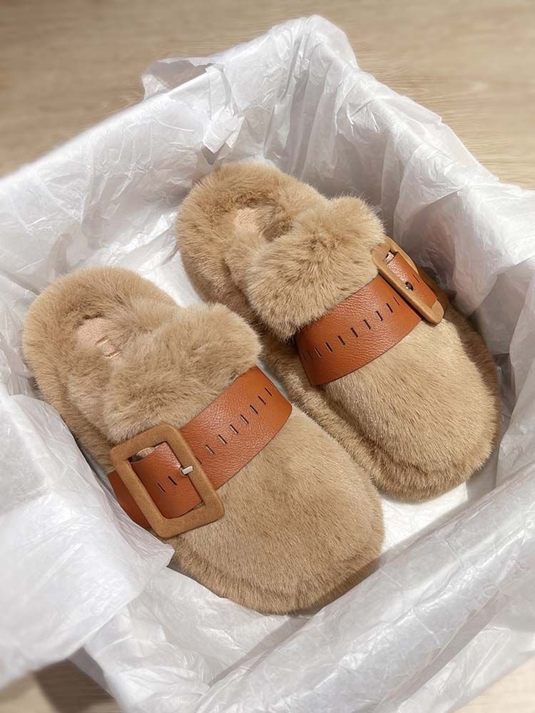 Cozy Thick Soft Slippers For Women Winter Indoor Comfort - Nalani - UK Fashion Clothing and Decor