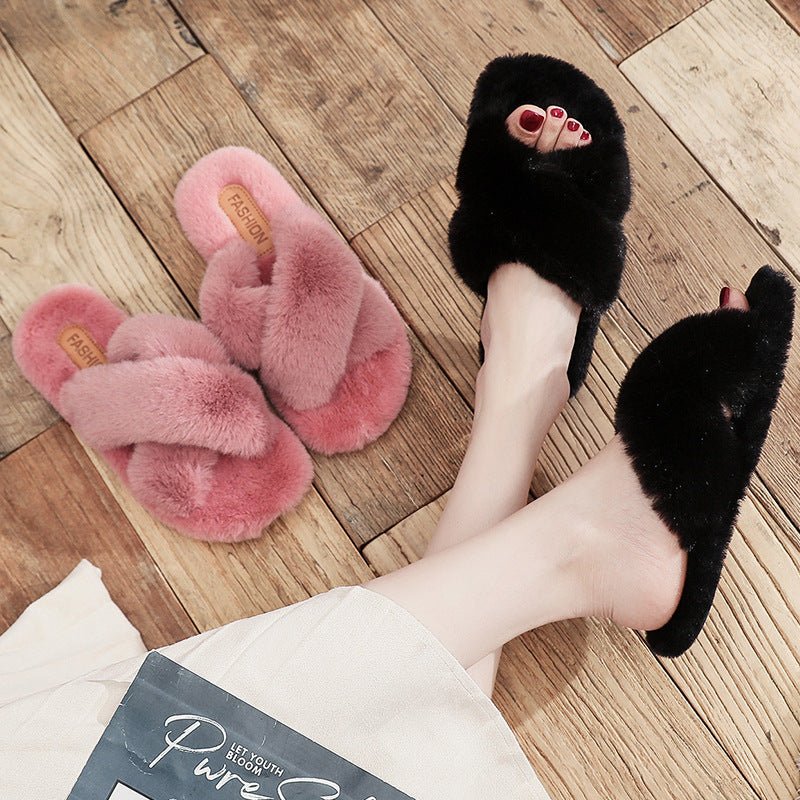 Cozy Thick Warm House Slippers In Candy Colors For Cold Months - Nalani - UK Fashion Clothing and Decor