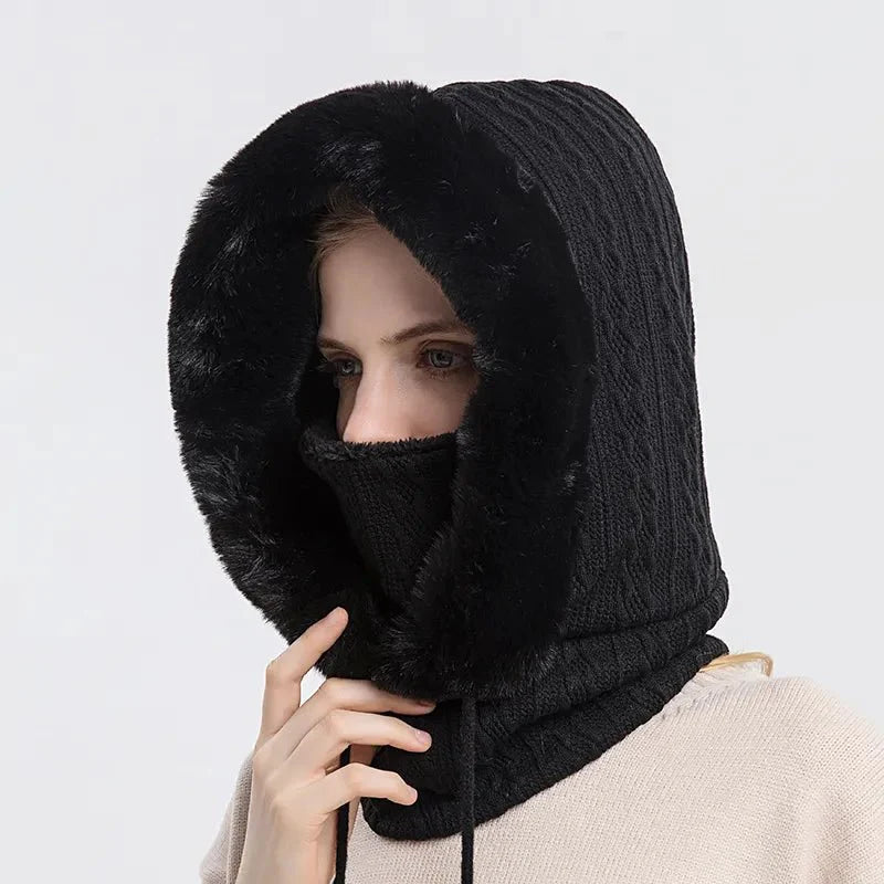 Cozy Warm Winter Hood With Thermal Lining For Cold Days - Nalani - UK Fashion Clothing and Decor