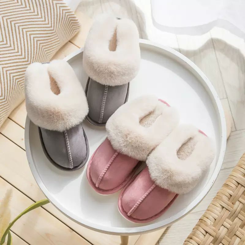 Cozy Warm Womens Slippers With Soft Faux Fur For Home Comfort - Nalani - UK Fashion Clothing and Decor