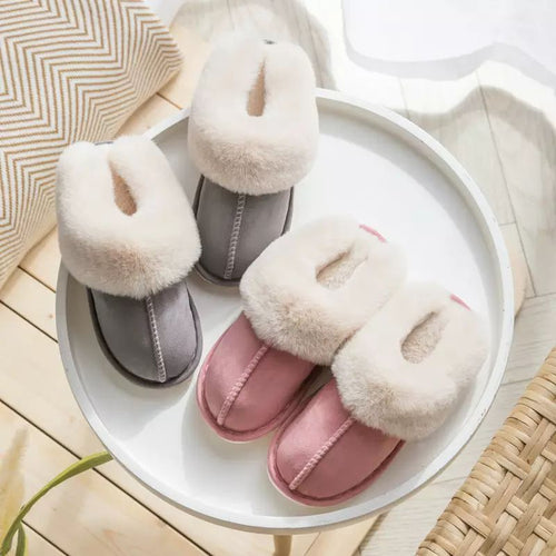 Cozy Warm Womens Slippers With Soft Faux Fur For Home Comfort - Nalani - UK Fashion Clothing and Decor