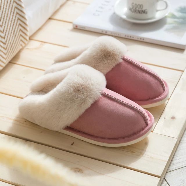 Cozy Warm Womens Slippers With Soft Faux Fur For Home Comfort - Nalani - UK Fashion Clothing and Decor