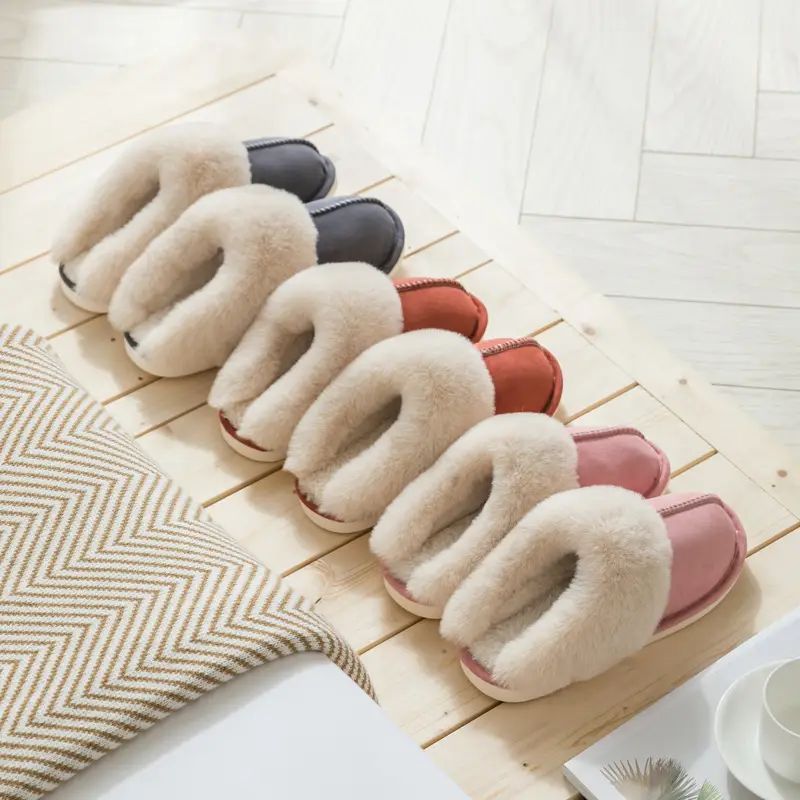 Cozy Warm Womens Slippers With Soft Faux Fur For Home Comfort - Nalani - UK Fashion Clothing and Decor