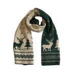 Cozy Winter Christmas Scarf Double Sided Knit Wool Warm - Nalani - UK Fashion Clothing and Decor