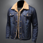 Cozy Winter Fleece Denim Jacket For Warmth And Style - Nalani - UK Fashion Clothing and Decor