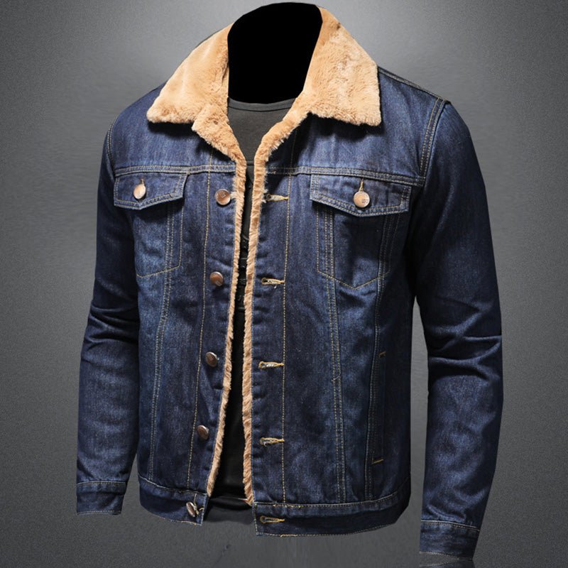 Cozy Winter Fleece Denim Jacket For Warmth And Style - Nalani - UK Fashion Clothing and Decor
