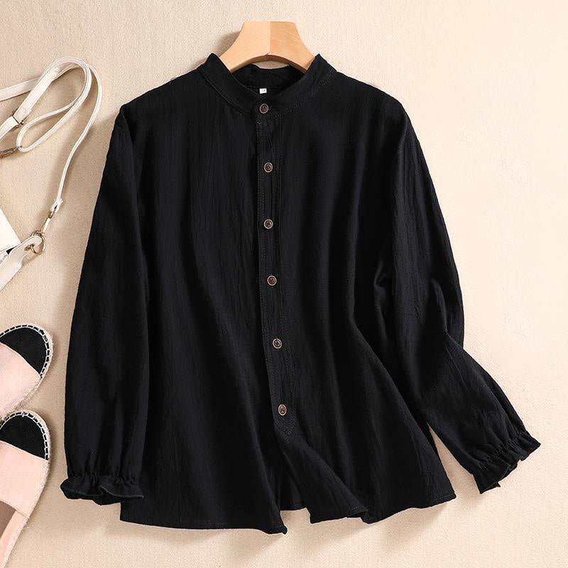Crinkle Cotton Blend Tunic Blouse For Summer Comfort - Nalani - UK and AUS Fashion Clothing and Decor