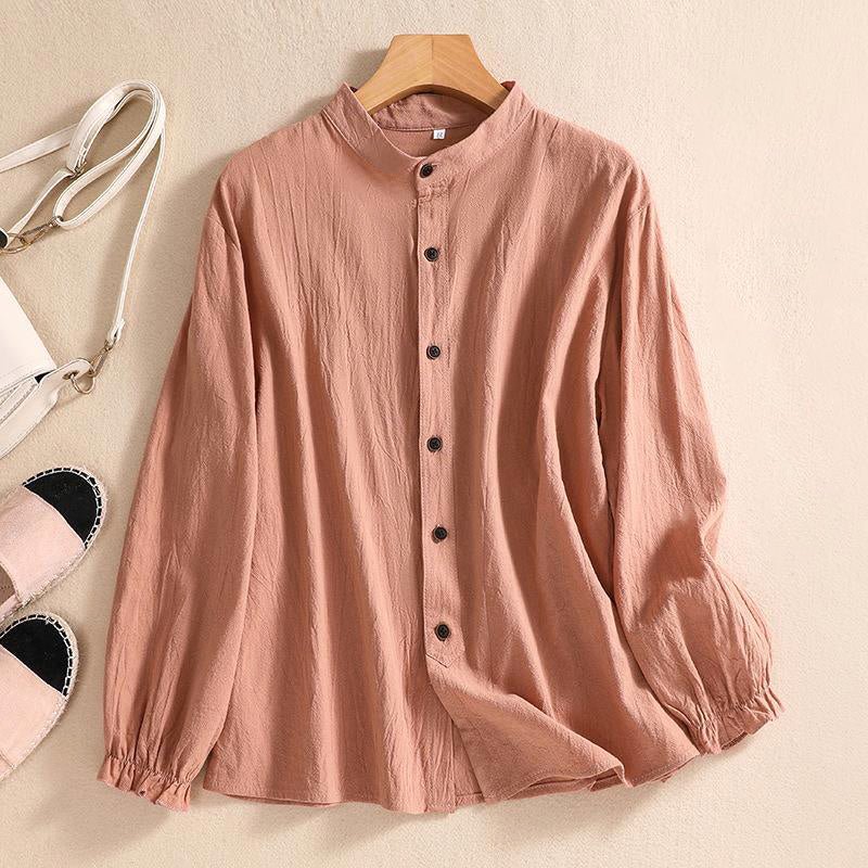 Crinkle Cotton Blend Tunic Blouse For Summer Comfort - Nalani - UK and AUS Fashion Clothing and Decor