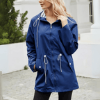 Damaris | Women's Jacket | Waist Adjustable Drawstrings - Nalani - Fashion Clothing and Decor