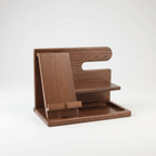 Desk Organizer – Wooden Desk Organizer & Docking Station for Phone, Glasses & Watch - Nalani - Fashion Clothing and Decor