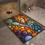 Diatomite Bath Mat with Non-Slip Rubber Base – Quick Dry Absorbent Bath Mat, 17 Designs, 16 x 24 to 24 x 35 in - Nalani - Fashion Clothing and Decor