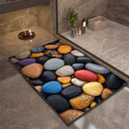 Diatomite Bath Mat with Non-Slip Rubber Base – Quick Dry Absorbent Bath Mat, 17 Designs, 16 x 24 to 24 x 35 in - Nalani - Fashion Clothing and Decor