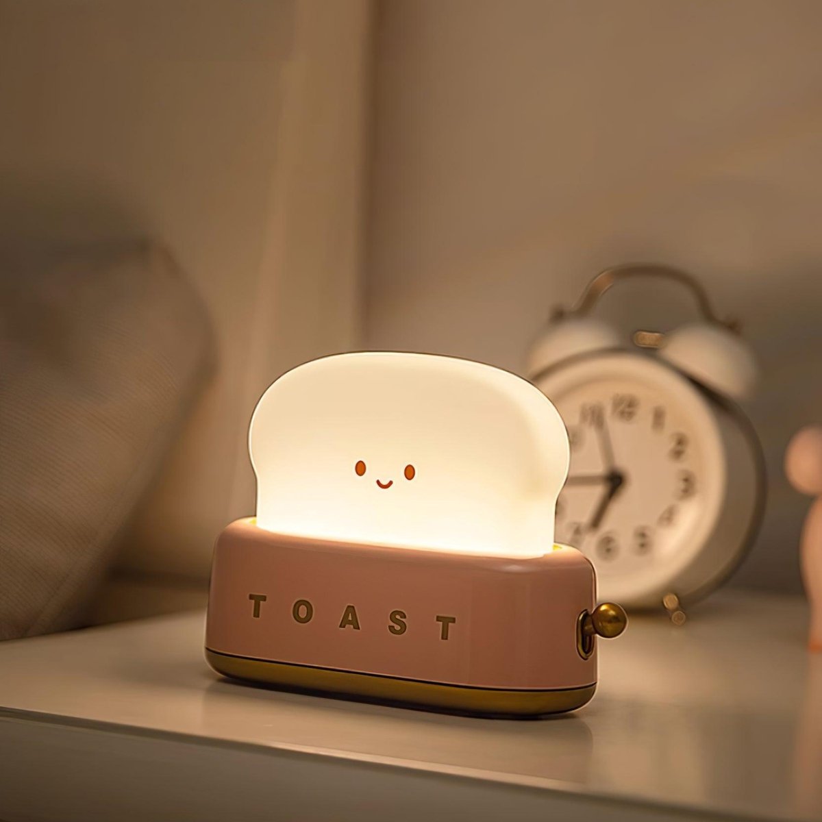 Dimmable LED Night Light Toaster Design With Joystick Control - Nalani - UK Fashion Clothing and Decor