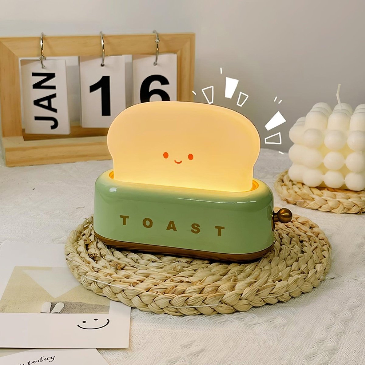 Dimmable LED Night Light Toaster Design With Joystick Control - Nalani - UK Fashion Clothing and Decor