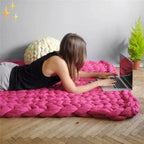 DIY Chunky XL Wool Yarn 1000g (2.2 lb) – Super Bulky Arm Knitting Yarn for Chunky Knit Blankets & Cushions – LuxeWool - Nalani - Fashion Clothing and Decor