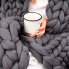 DIY Chunky XL Wool Yarn 1000g (2.2 lb) – Super Bulky Arm Knitting Yarn for Chunky Knit Blankets & Cushions – LuxeWool - Nalani - Fashion Clothing and Decor
