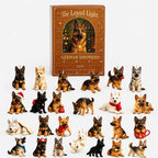 Dog Advent Calendar for Dog Lovers – 24 German Shepherd Acrylic Ornaments for the Christmas Tree - Nalani - Fashion Clothing and Decor