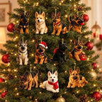 Dog Advent Calendar for Dog Lovers – 24 German Shepherd Acrylic Ornaments for the Christmas Tree - Nalani - Fashion Clothing and Decor