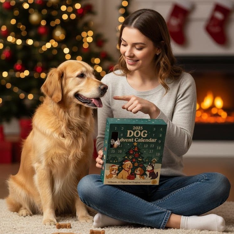 Dog Advent Calendar with 24 Toys – Christmas Countdown for Dogs with Plush & Rubber Toys, No Treats - Nalani - Fashion Clothing and Decor