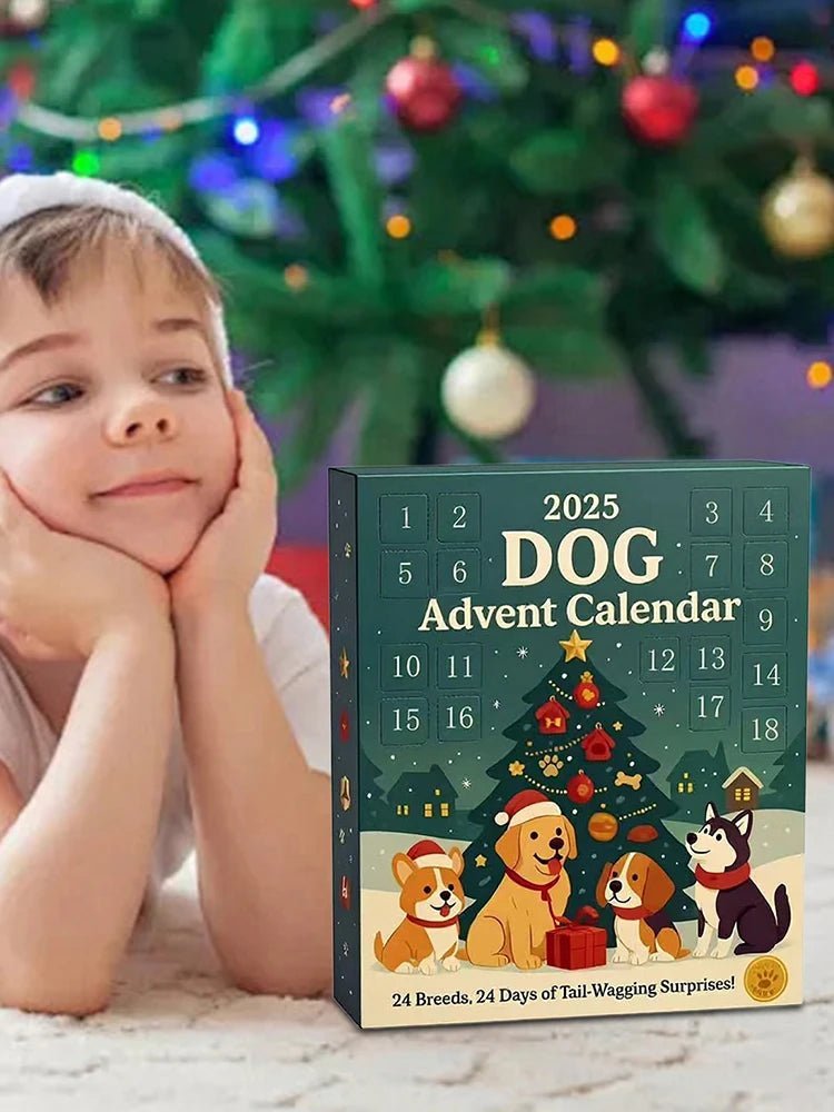 Dog Advent Calendar with 24 Toys – Christmas Countdown for Dogs with Plush & Rubber Toys, No Treats - Nalani - Fashion Clothing and Decor