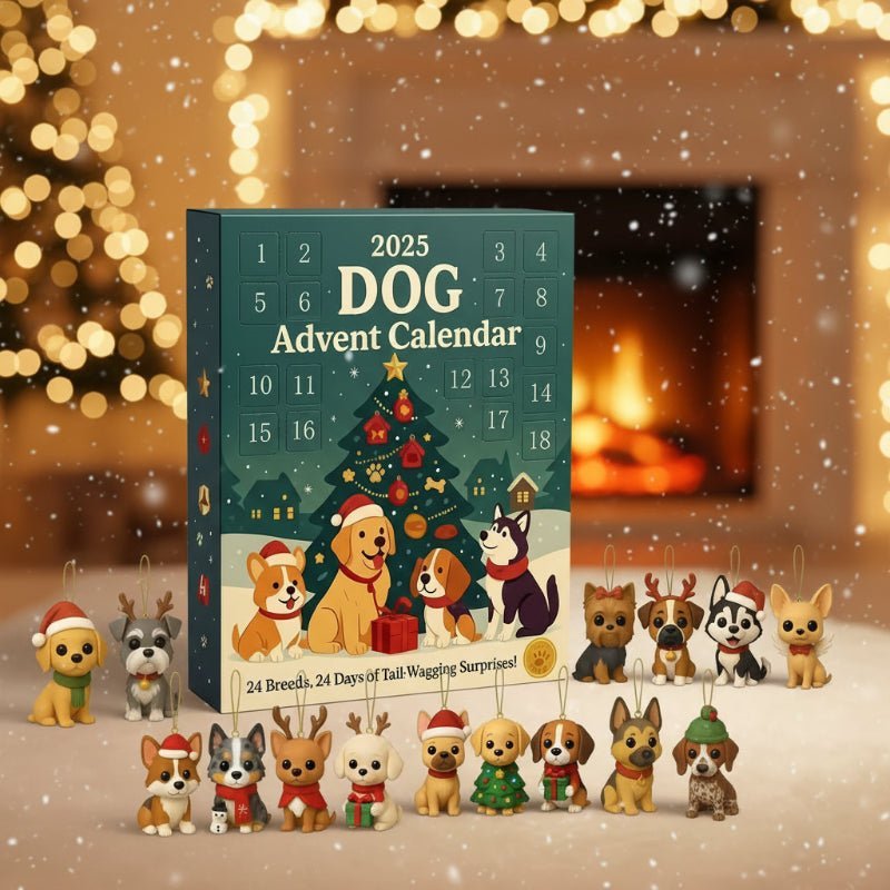 Dog Advent Calendar with 24 Toys – Christmas Countdown for Dogs with Plush & Rubber Toys, No Treats - Nalani - Fashion Clothing and Decor