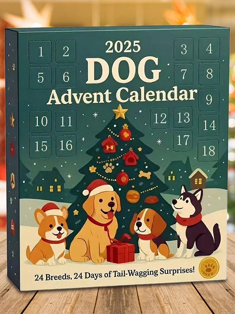 Dog Advent Calendar with 24 Toys – Christmas Countdown for Dogs with Plush & Rubber Toys, No Treats - Nalani - Fashion Clothing and Decor