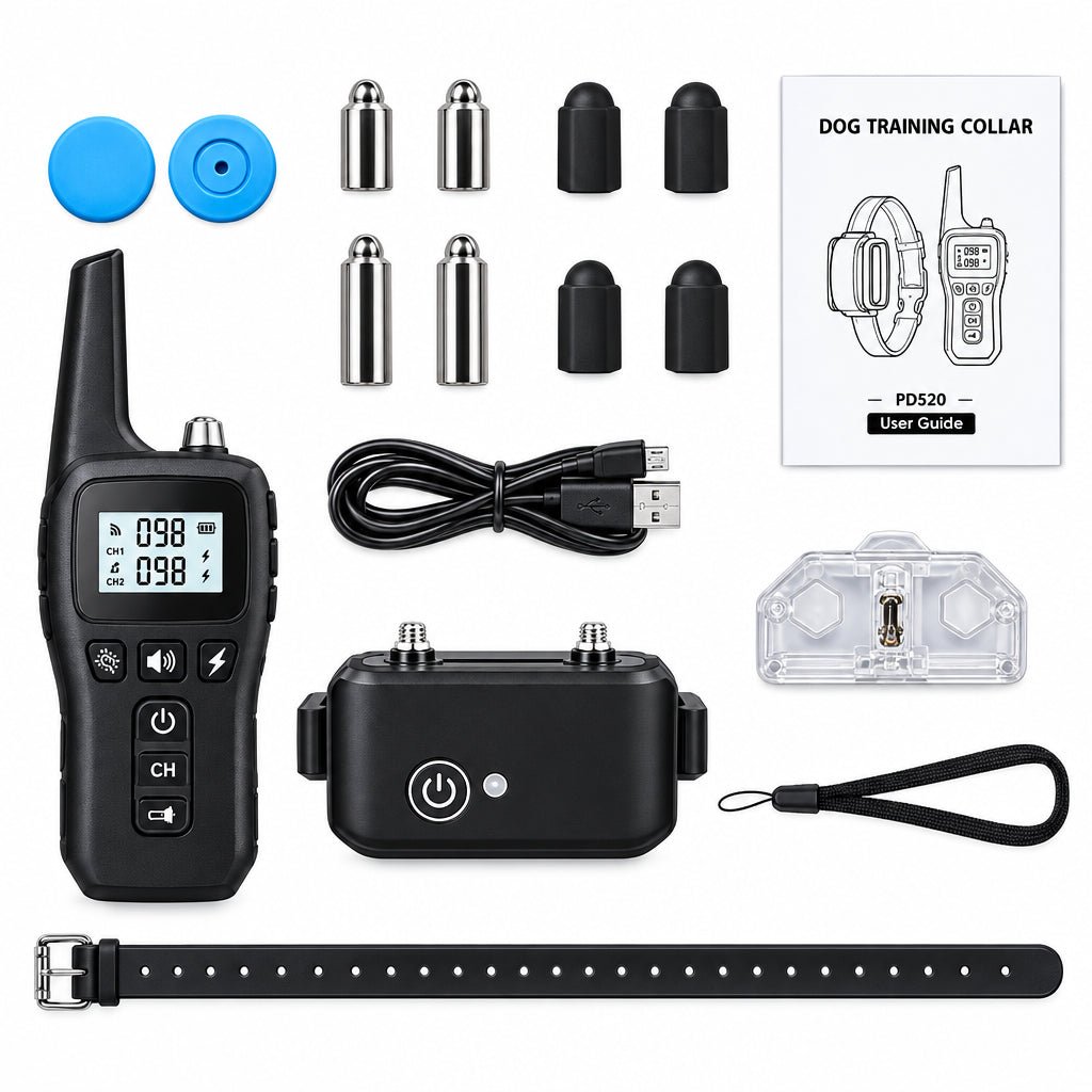 Dog Training Collar – Remote Training Collar with Beep & Vibration, Long Range, IP67 Waterproof – ControlCollar - Nalani - Fashion Clothing and Decor