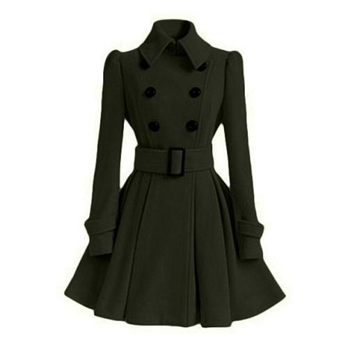 Double breasted women's windbreaker trench coat - Nalani - UK Fashion Clothing and Decor
