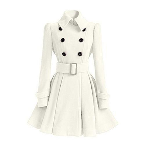 Double breasted women's windbreaker trench coat - Nalani - UK Fashion Clothing and Decor