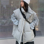 Down Cotton Womens Vest With Stand Collar For Cold Weather - Nalani - UK Fashion Clothing and Decor