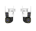 Dual Lens Security Camera 6MP – 360° PTZ, Color Night Vision, Motion Detection, Two-Way Audio, Wi-Fi or Ethernet, IP66 - Nalani - Fashion Clothing and Decor