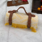 Durable Water Repellent Picnic Mat With Diamond Pattern 180x180 - Nalani - UK Fashion Clothing and Decor