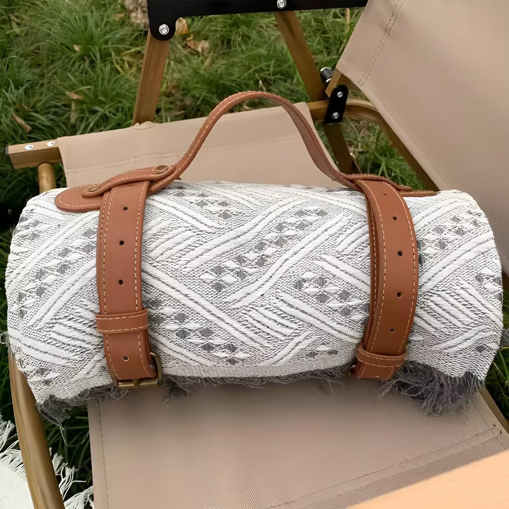 Durable Water Repellent Picnic Mat With Diamond Pattern 180x180 - Nalani - UK Fashion Clothing and Decor