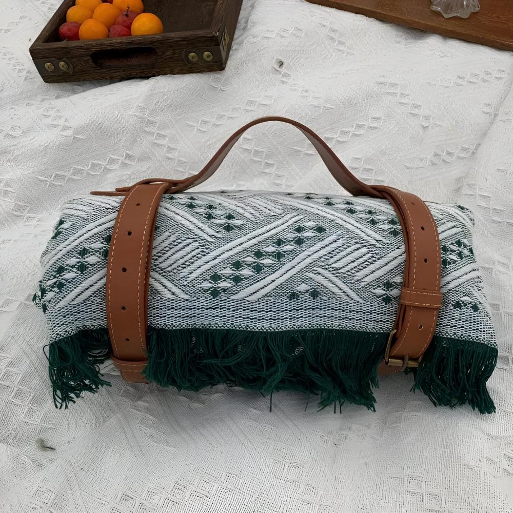 Durable Water Repellent Picnic Mat With Diamond Pattern 180x180 - Nalani - UK Fashion Clothing and Decor