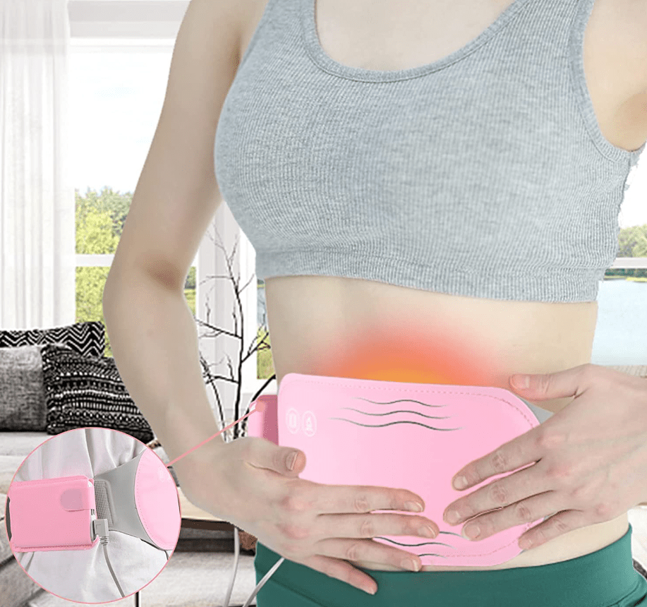 Electric Belly Warmer – Rechargeable Heating Pad with Vibration & 3 Heat Settings, Cordless Wearable Warmth - Nalani - Fashion Clothing and Decor