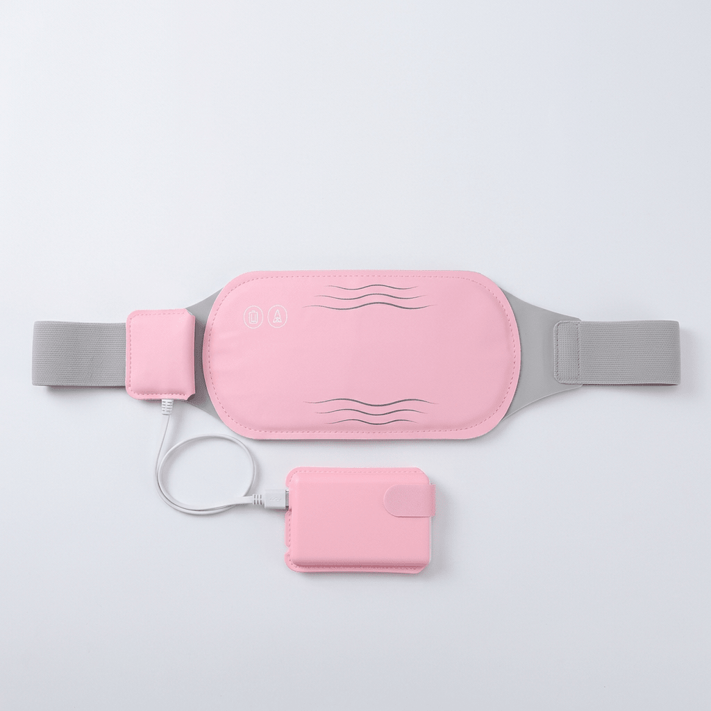 Electric Belly Warmer – Rechargeable Heating Pad with Vibration & 3 Heat Settings, Cordless Wearable Warmth - Nalani - Fashion Clothing and Decor