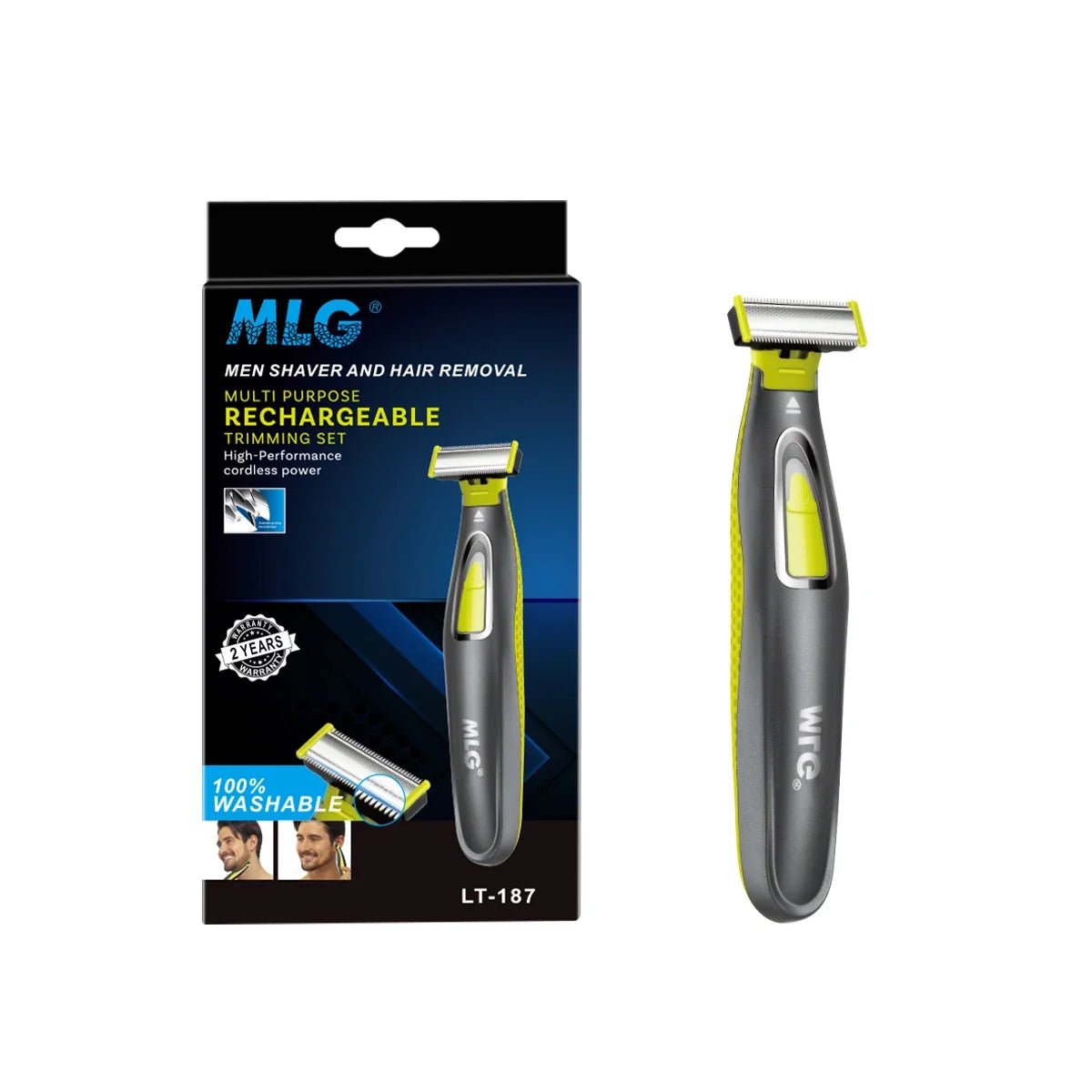 Electric Body Trimmer for Men & Women – USB Rechargeable T-Blade Trimmer for Face & Body with 3 Guide Combs - Nalani - Fashion Clothing and Decor