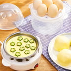 Electric Egg Cooker – 7 Egg Capacity for Hard Boiled, Soft Boiled & Poached Eggs, Also Steams Vegetables - Nalani - Fashion Clothing and Decor